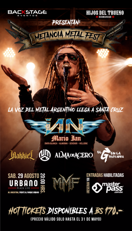 MARIO IAN EN METANOIA METALFEST